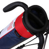 Ram Golf Pitch and Putt Lightweight Golf Carry Bag with Stand USA Flag