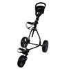 Ram Junior Golf Cart - 3 Wheel Folding Cart for Kids- Black/Grey