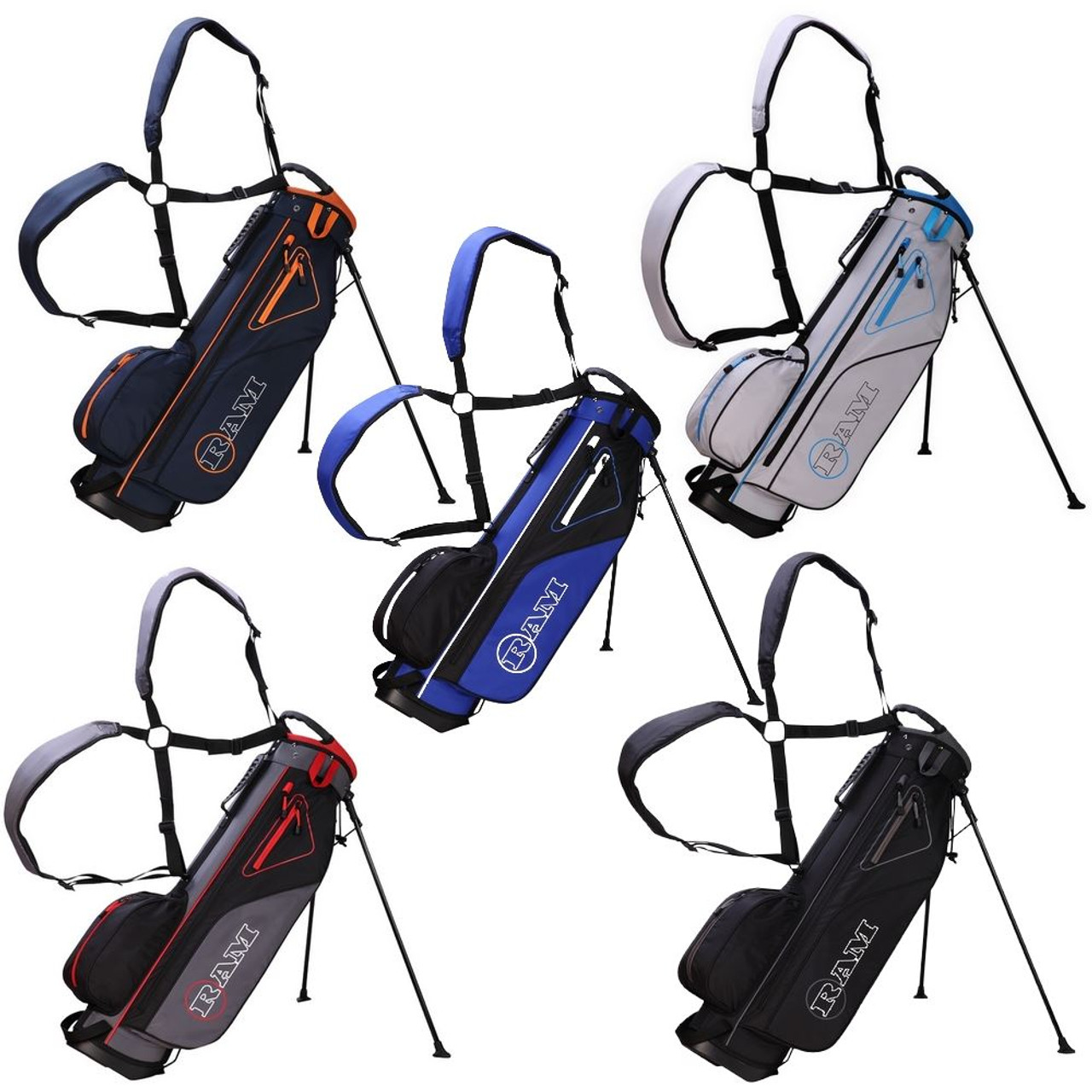 Ram Golf Lightweight Stand Carry/Sunday Bag - RamGolf.com