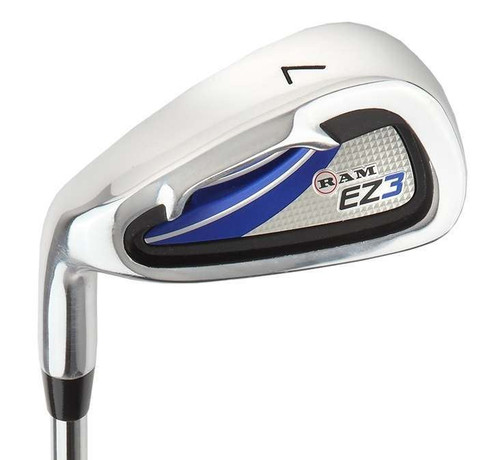 Ram Golf EZ3 Mens Left Hand Iron Set 5-6-7-8-9-PW - FREE HYBRID INCLUDED Ram Golf EZ3 Mens Left Hand Iron Set 5-6-7-8-9-PW - FREE HYBRID INCLUDED