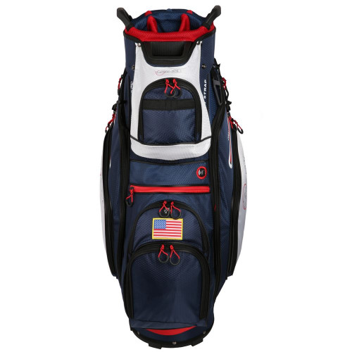 Ram Golf FX Deluxe Golf Cart Bag with 14 Way Dividers USA Flag Ram Golf FX Deluxe Golf Cart Bag with 14 Way Dividers USA Flag