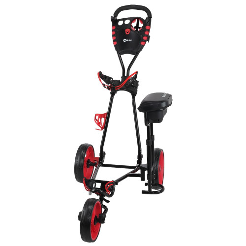 Ram Golf X-Pro Laser 3 Wheel Golf Pull Cart with Seat Ram Golf X-Pro Laser 3 Wheel Golf Pull Cart with Seat