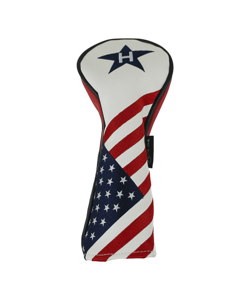 Ram Golf USA Stars and Stripes PU Leather Headcover For Hybrid Ram Golf USA Stars and Stripes PU Leather Headcover For Hybrid