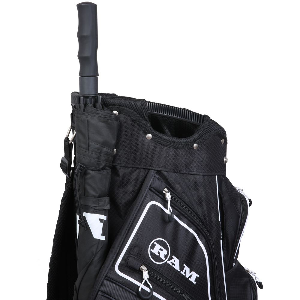 Ram Golf Accubar Cart Bag with 14 Way Full Length Divider System