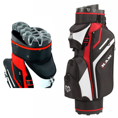 Ram Golf Premium Cart Bag with 14 Way Molded Organizer Divider Top