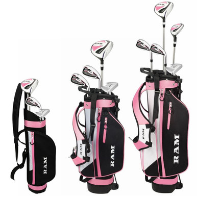 Ram Golf Junior SDX Girls Golf Clubs Set with Bag - RamGolf.com