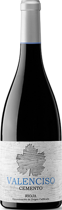 Bottle of Cemento red wine from Valenciso in Rioja