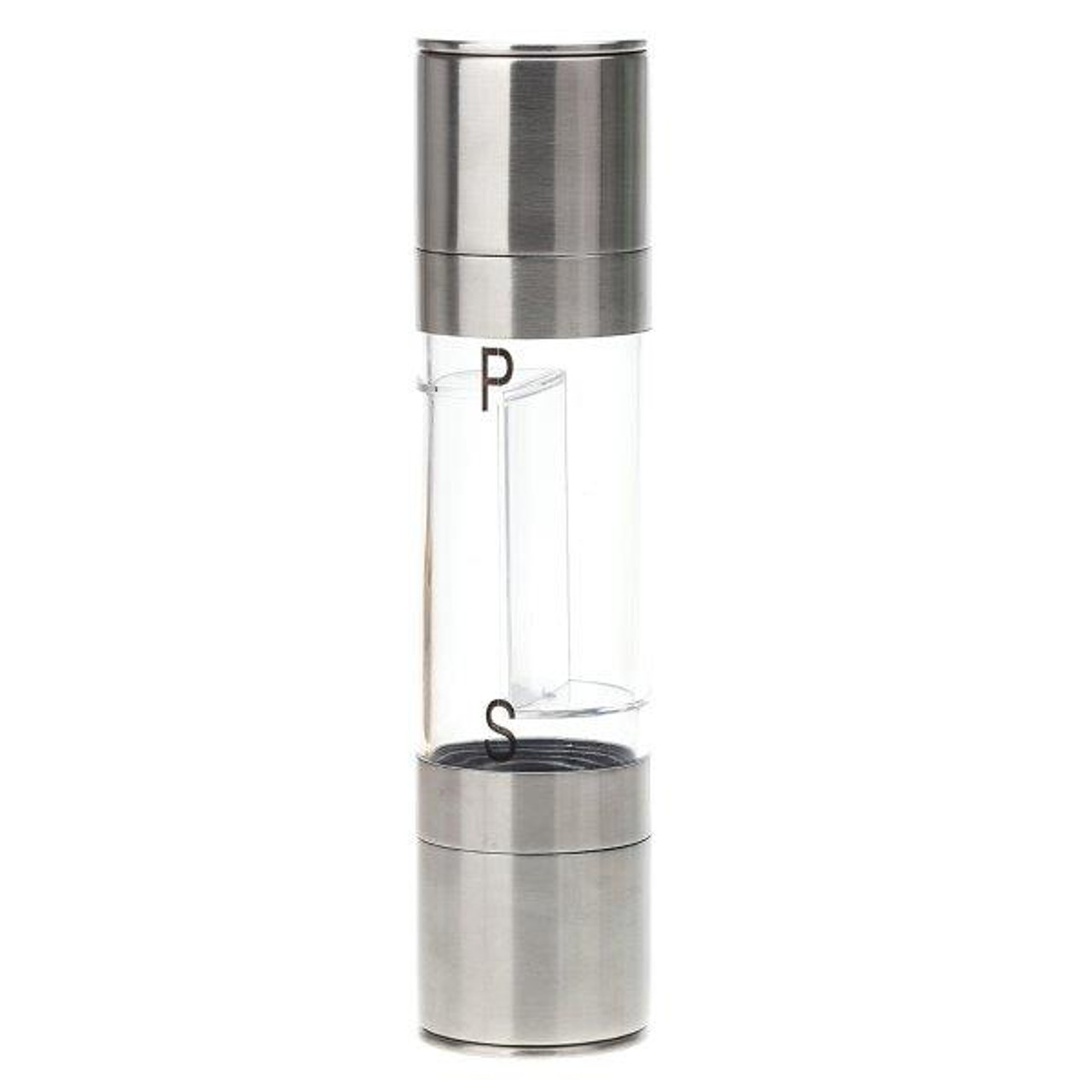 1PC Adjustable Salt Pepper Grinder Stainless Steel Glass Mill