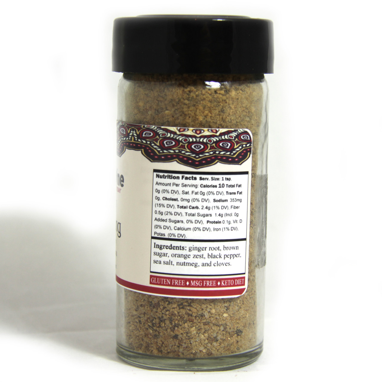 Organic Tuscany Bread Dipping Seasoning, Glass Bottle with sifter, Non-GMO,  1/2 cup, 2.3 oz - The Grindstone