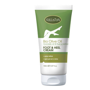 Kalliston, Foot & Heel Cream, Avocado and Organic Olive Oil, 150 ml Tube Kalliston, Foot & Heel Cream, Avocado and Organic Olive Oil, 150 ml Tube