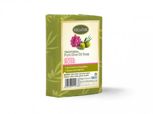 Traditional Olive Oil Soap Rose Aroma | All Natural | Rose Fragrance | Made in Ancient Crete, Greece | 3.53 oz. Traditional Olive Oil Soap Rose Aroma | All Natural | Rose Fragrance | Made in Ancient Crete, Greece | 3.53 oz.