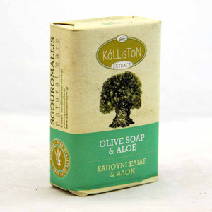 Olive Oil Soap with Aloe Extract & Aloe aroma  | All Natural | Made in Ancient Crete, Greece | 3.53 oz. Olive Oil Soap with Aloe Extract & Aloe aroma  | All Natural | Made in Ancient Crete, Greece | 3.53 oz.
