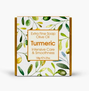 Turmeric & Olive Soap, 100% Natural, Crafted in Crete, Greece, 100gr each bar Turmeric & Olive Soap, 100% Natural, Crafted in Crete, Greece, 100gr each bar