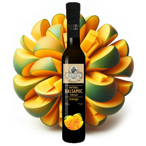 Ellora Mango Infused Thick Balsamic Vinegar, Product of Crete, Greece, 8.5 oz Ellora Mango Infused Thick Balsamic Vinegar, Product of Crete, Greece, 8.5 oz