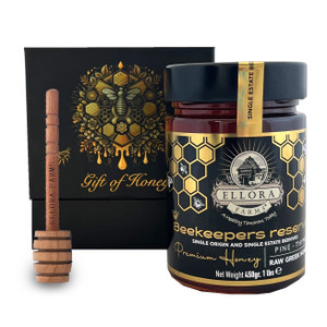 Single Estate PDO Greek Raw Honey, Beekeepers Reserve Gift of Honey in Cube Box, Pine & Thyme, 450g Single Estate PDO Greek Raw Honey, Beekeepers Reserve Gift of Honey in Cube Box, Pine & Thyme, 450g