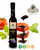 Combo Pack, Original Balsamic, Peach, Pomegranate and Raspberry Infused Balsamic Vinegar, No- Additives, No-Added Sugars, Glass Bottles, Pack of 4