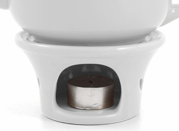 Teapot Warmer, Porcelain, Charcoal Black