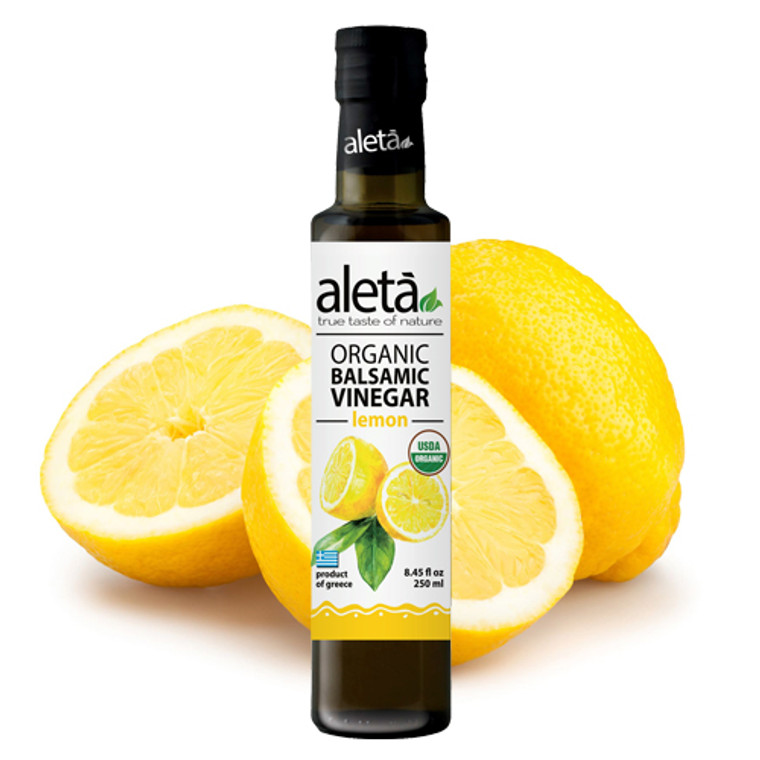 Aleta Organic Lemon Infused Balsamic Vinegar 