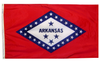 Arkansas - State Flag (finished with heading and grommets)