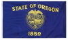 Oregon - State Flag (finished with heading and grommets)