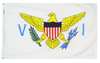U.S. Virgin Islands - Territory Flag (finished with heading and grommets)