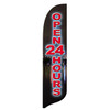 "Open 24 Hours" Blade Banner - 2'x11' - For Outdoor Use