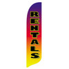 "Rentals" Blade Banner - 2'x11' - For Outdoor Use