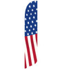 Blade Banner with Stars & Stripes Design (#1) - 2'x11' - For Outdoor Use