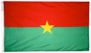 Burkina Faso - Outdoor Flag with heading & grommets