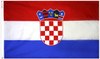 Croatia - Outdoor Flag with heading & grommets