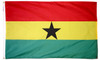 Ghana - Outdoor Flag with heading & grommets