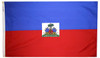 Haiti - Outdoor Flag with heading & grommets