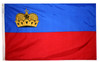 Liechtenstein - Outdoor Flag with heading & grommets