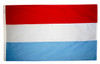 Luxembourg - Outdoor Flag with heading & grommets