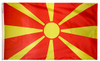 Macedonia - Outdoor Flag with heading & grommets