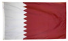 Qatar - Outdoor Flag with heading & grommets