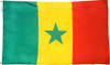 Senegal - Outdoor Flag with heading & grommets