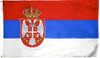 Serbia - Outdoor Flag with heading & grommets