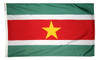 Suriname - Outdoor Flag with heading & grommets