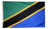 Tanzania - Outdoor Flag with heading & grommets