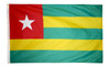 Togo - Outdoor Flag with heading & grommets