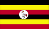 Uganda - Outdoor Flag with heading & grommets