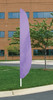 Flutter Flag in Solid Color - Lilac - 26"x12' - For Outdoor Use