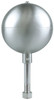 Satin Finish Aluminum Ball Top for Commercial Flagpoles