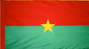 Burkina Faso - Flag with Pole Sleeve