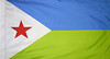 Djibouti - Flag with Pole Sleeve