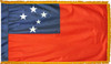 Western Samoa - Fringed Flag