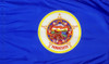 Minnesota - State Flag with Pole Sleeve - For Indoor Use