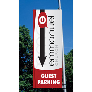 Custom Vinyl Avenue Banner - 38"x18"