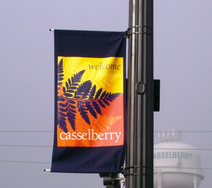 Sunbrella Avenue Banner - 54"x23" with 3 Imprint Colors